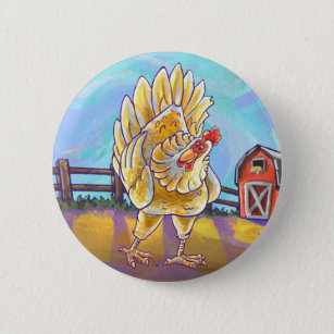 Chicken Gifts & Accessories 6 Cm Round Badge