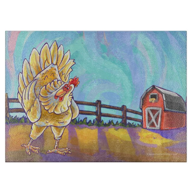 Chicken Gifts & Accessories Cutting Board (Front)