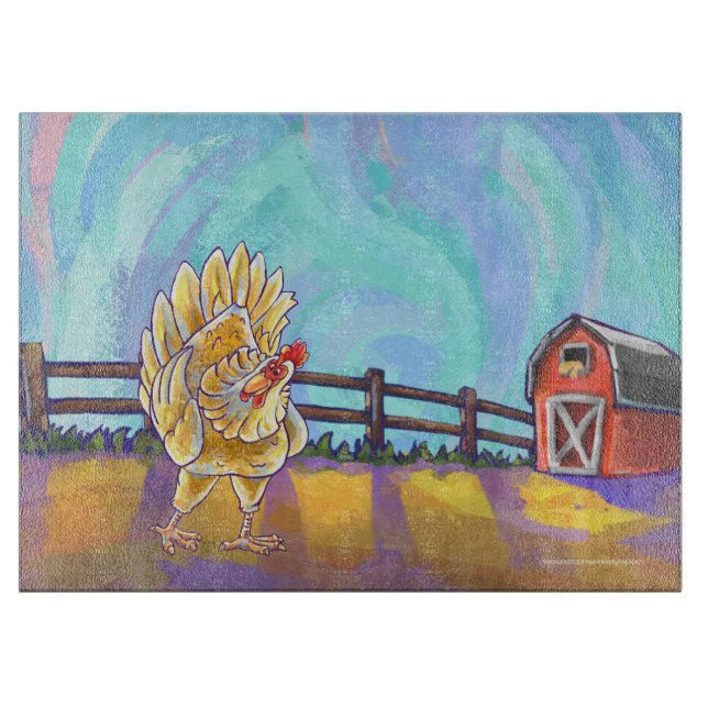 Chicken Gifts & Accessories Cutting Board (Front)