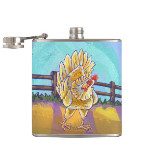 Chicken Gifts & Accessories Hip Flask