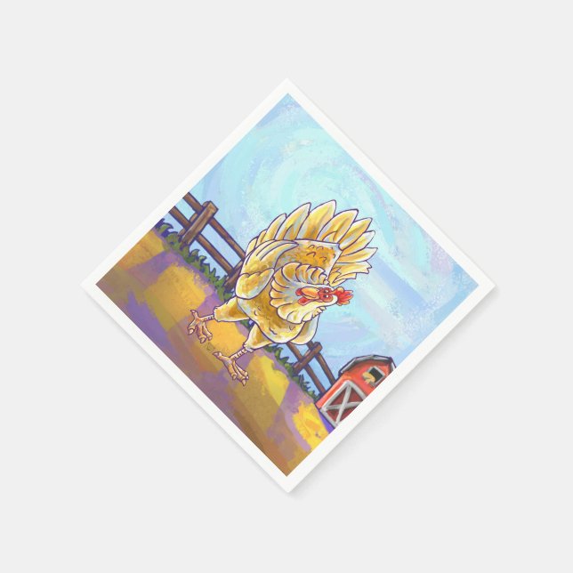Chicken Gifts & Accessories Napkin (Corner)