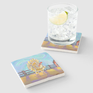 Chicken Gifts & Accessories Stone Coaster