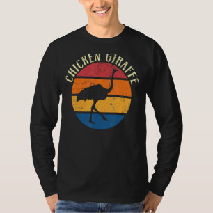 Chicken Giraffe Ostrich Animal  Flightless Bird T-Shirt