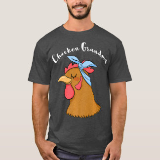 Chicken Grandma Funny Crazy Hen Lady Farm  (2) T-Shirt