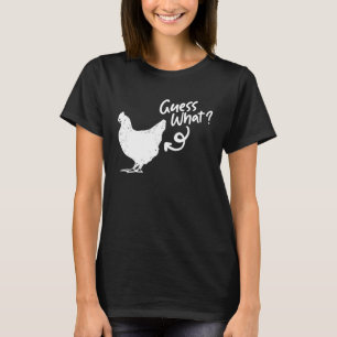 Chicken Guess What Backyard Coop Farmer Egg T-Shirt