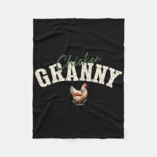 Chicken Guess What Hen And Arrow Funny Farm Humour Fleece Blanket