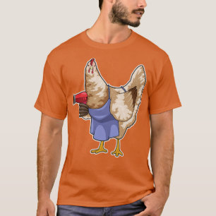 Chicken Hairdresser Hair Dryer  T-Shirt