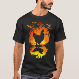 Chicken Halloween Costume Pumpkin Chicken Fall Se T-Shirt
