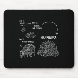 Chicken Happiness Funny Chicken Coop Upgrade Ckyar Mouse Pad
