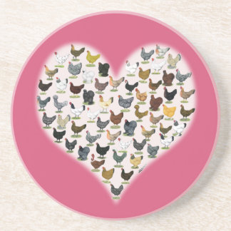 Chicken Heart Coaster