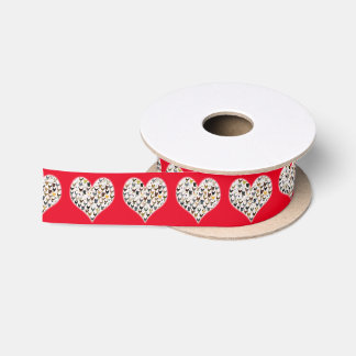 Chicken Heart Satin Ribbon
