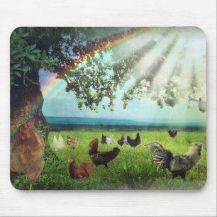Chicken Heaven Mouse Pad