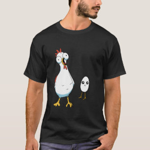 Chicken Hen Egg Eggs Chicks Egg Shell Hatch Chicke T-Shirt