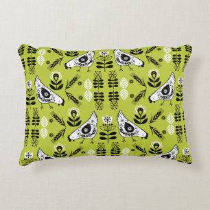 Chicken Hen Folk Art Decorative Cushion