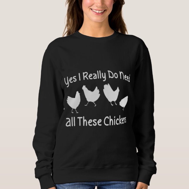 Chicken Hen Sweatshirt (Front)