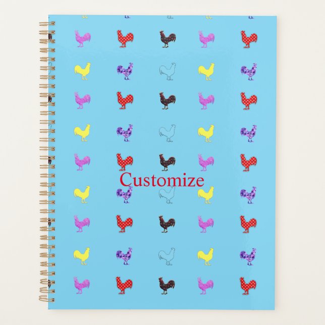 Chicken Hens  Thunder_Cove Planner (Front)