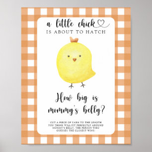 chicken - how big is mummy's belly game poster