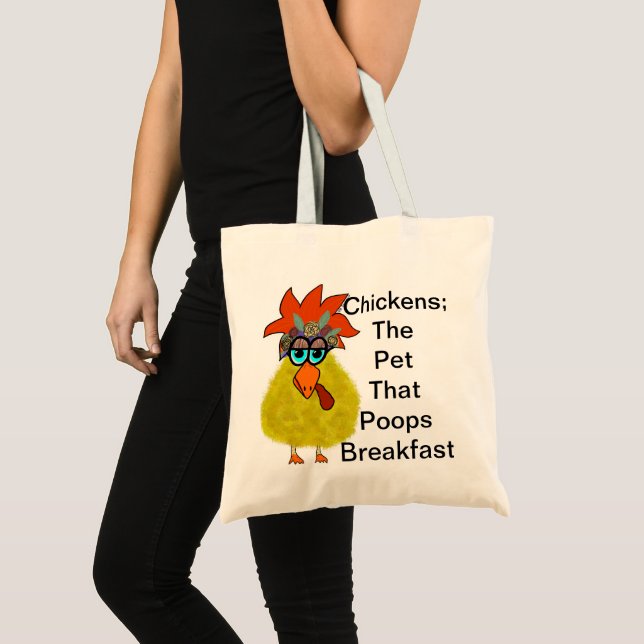 chicken humor tote bag (Front (Product))