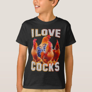 Chicken I Love S  T-Shirt