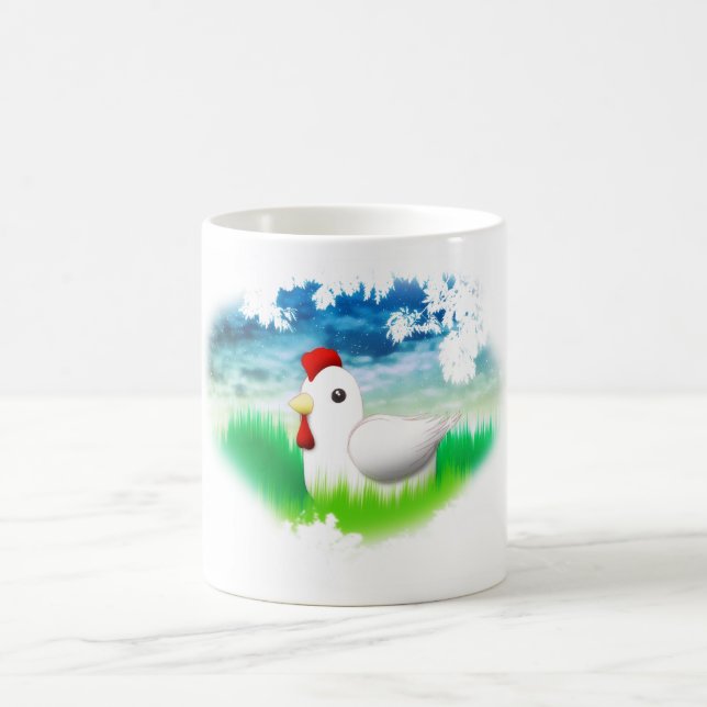 Chicken Illustration Mug (Center)