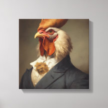Chicken In a Suit | Animal Art | Animal in a Suit 