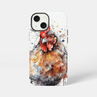 Chicken iPad iPhone Case Watercolor Hen Rooster