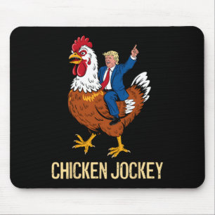 Chicken Jockey Trump Funny Meme 6  Mouse Pad