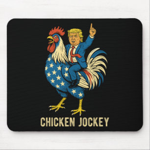 Chicken Jockey Trump Funny Meme 7  Mouse Pad