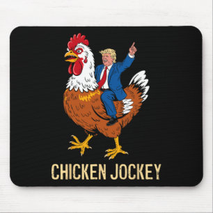 Chicken Jockey Trump Funny Meme 9  Mouse Pad