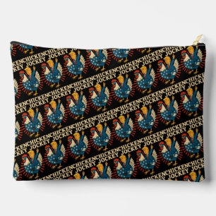 Chicken Jockey Trump Funny Meme Accessory Pouch