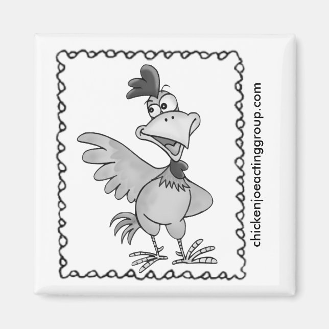 Chicken Joe Framed Magnet (Front)