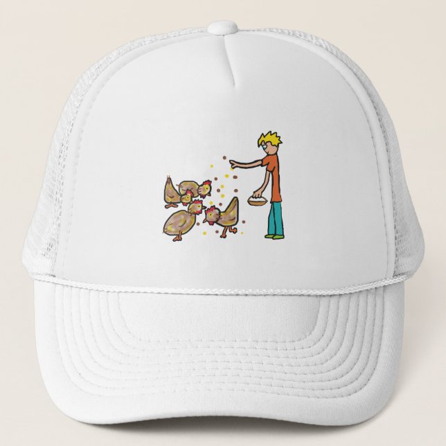 Chicken Keeping Trucker Hat (Front)