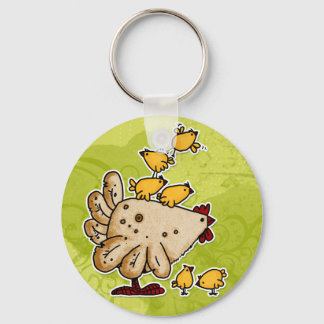 chicken key ring