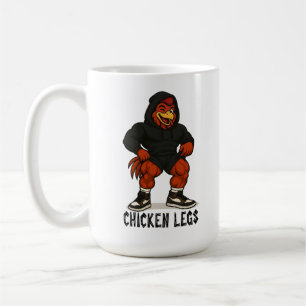 Chicken Legs – Funny Jacked Chicken Gym Workout Coffee Mug