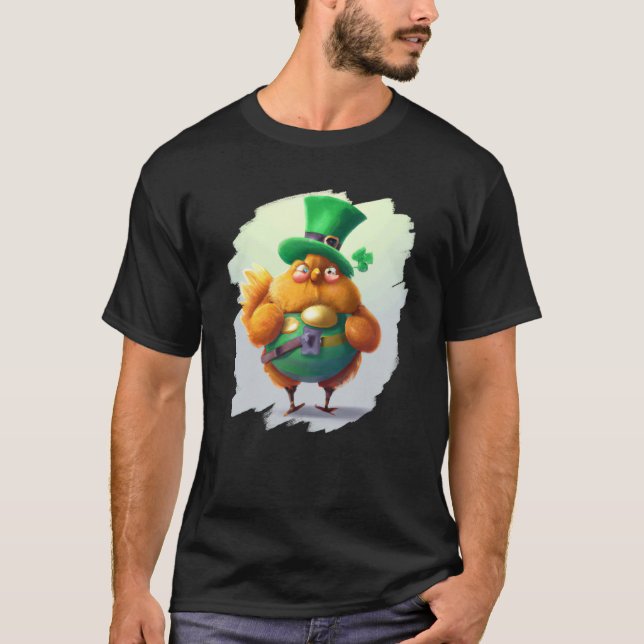 Chicken Leprechaun St Patricks Day Chicken  2 T-Shirt (Front)