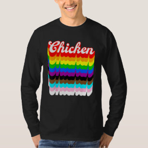 Chicken LGBTQ pride rainbow T-Shirt