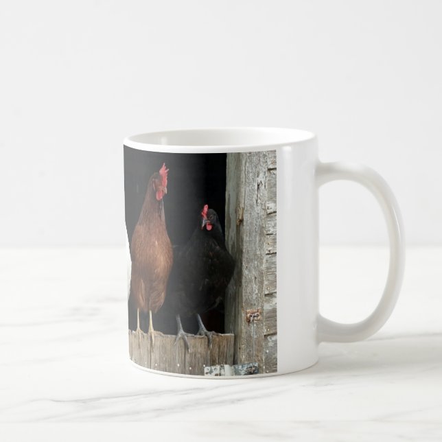 Chicken line coffee mug (Right)