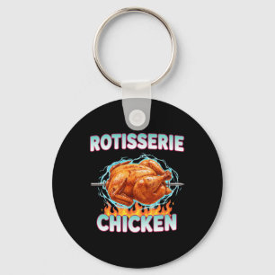 Chicken, Loud Rotisserie Chicken Tribute Key Ring
