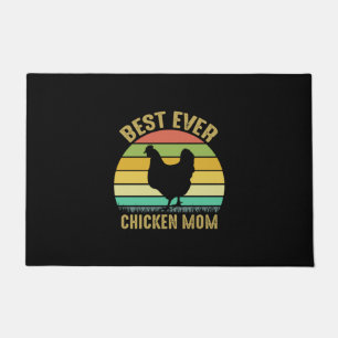 Chicken Lover Best Ever Chicken Mom Doormat