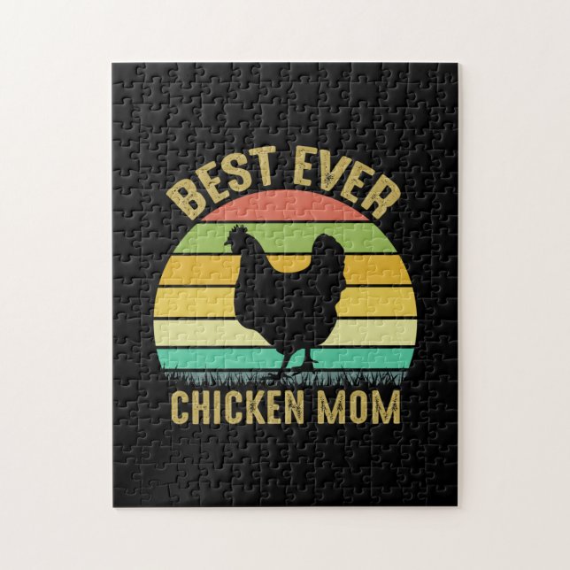 Chicken Lover | Best Ever Chicken Mum Jigsaw Puzzle (Vertical)