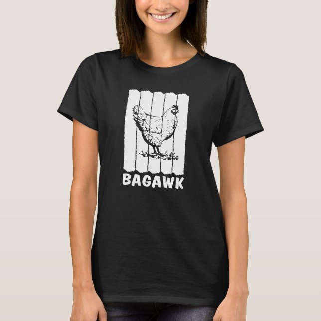 Chicken Lover Black T-Shirt (Front)