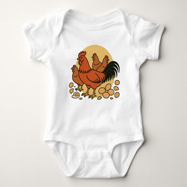 Chicken Lover Bodysuit  (Front)