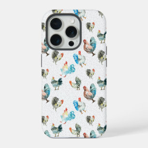 Chicken Lover Country Hens iPhone 15 Pro Case