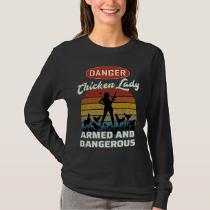 Chicken Lover Danger Chic T-Shirt
