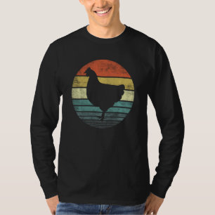 Chicken Lover Funny Farmer Retro Vintage Farm Anim T-Shirt