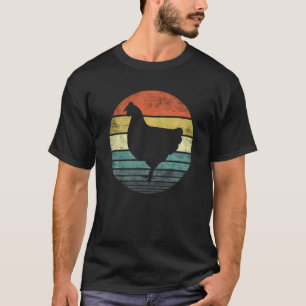 Chicken Lover Funny Farmer Retro Vintage Farm Anim T-Shirt