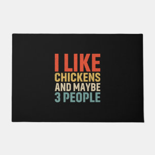 Chicken Lover I Like Chickens Doormat