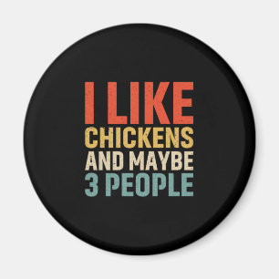 Chicken Lover I Like Chickens Magnet