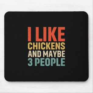 Chicken Lover I Like Chickens Mouse Pad
