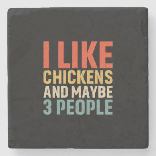 Chicken Lover I Like Chickens Stone Coaster